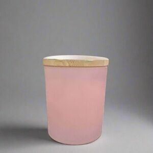 Pink jar, 10 ounce candles
